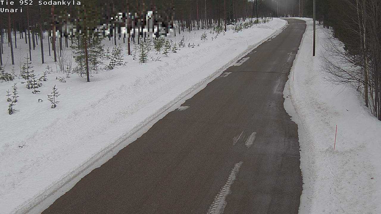 Weather Camera Image Road 952 Sodankylä, Unari, Sodankylä, Lappi