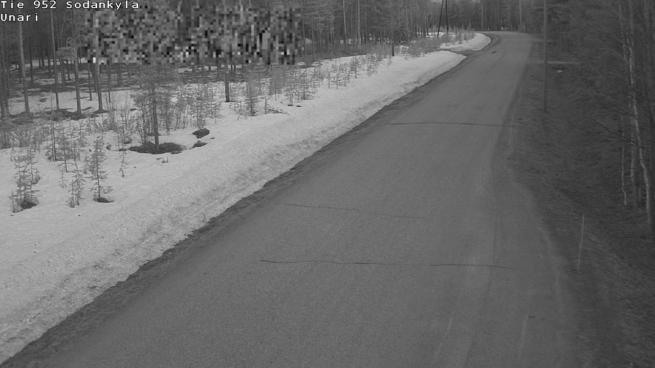 Weather Camera Image Road 952 Sodankylä, Unari, Sodankylä, Lappi