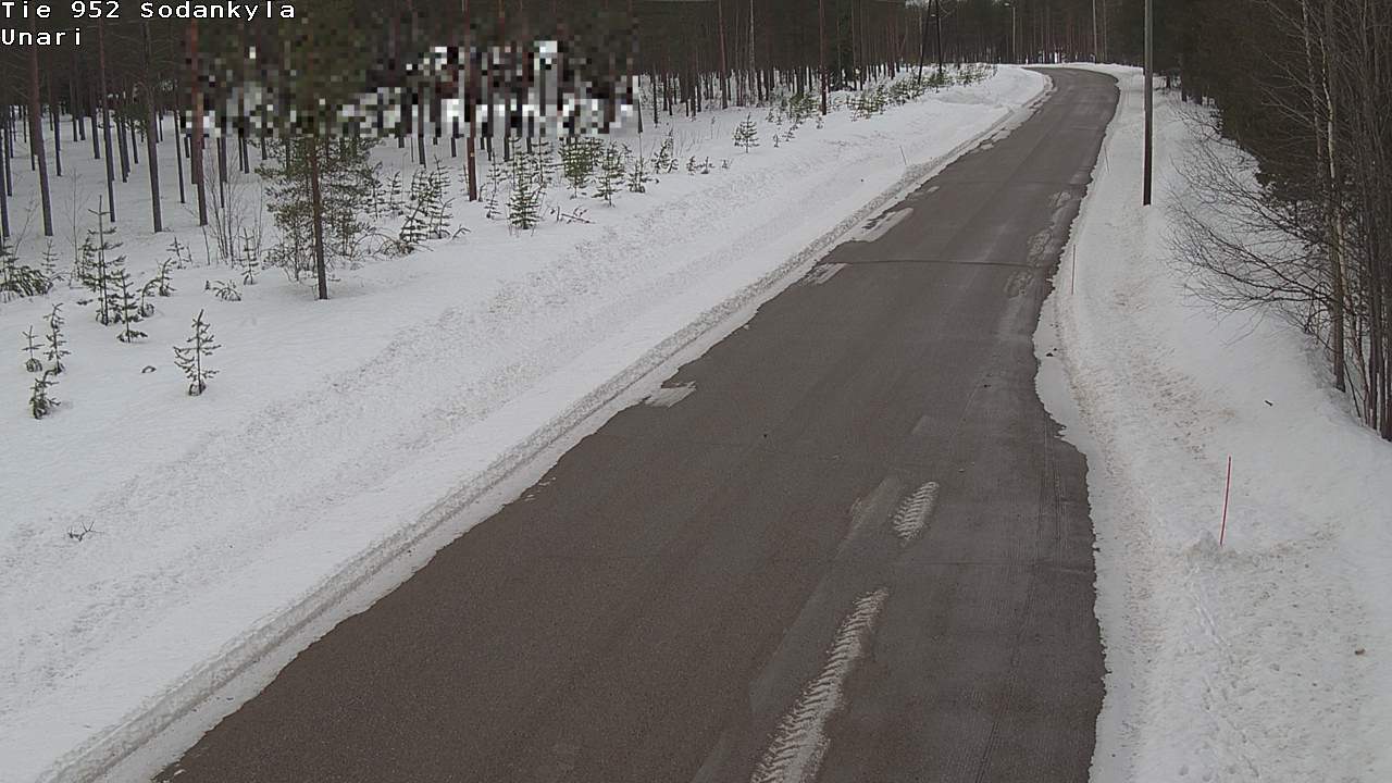 Weather Camera Image Road 952 Sodankylä, Unari, Sodankylä, Lappi