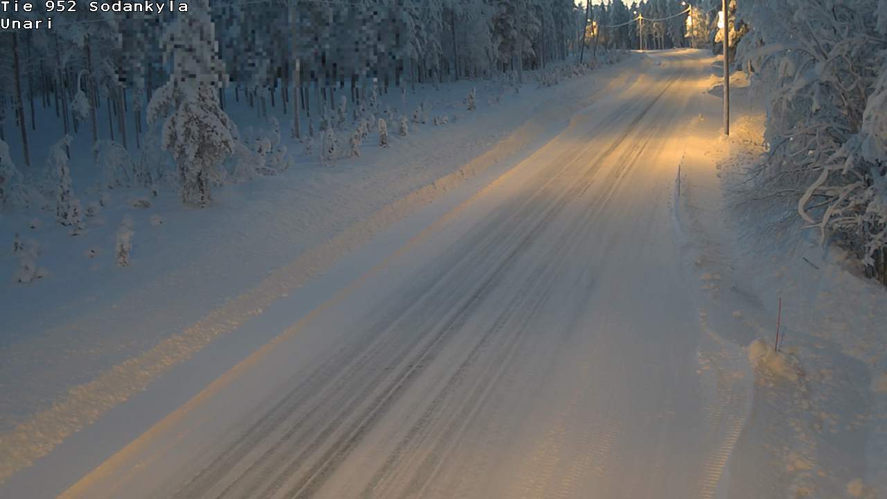 Kelikamerat Kuva Tie 952 SodankyläI Unari, Sodankylä, Lappi