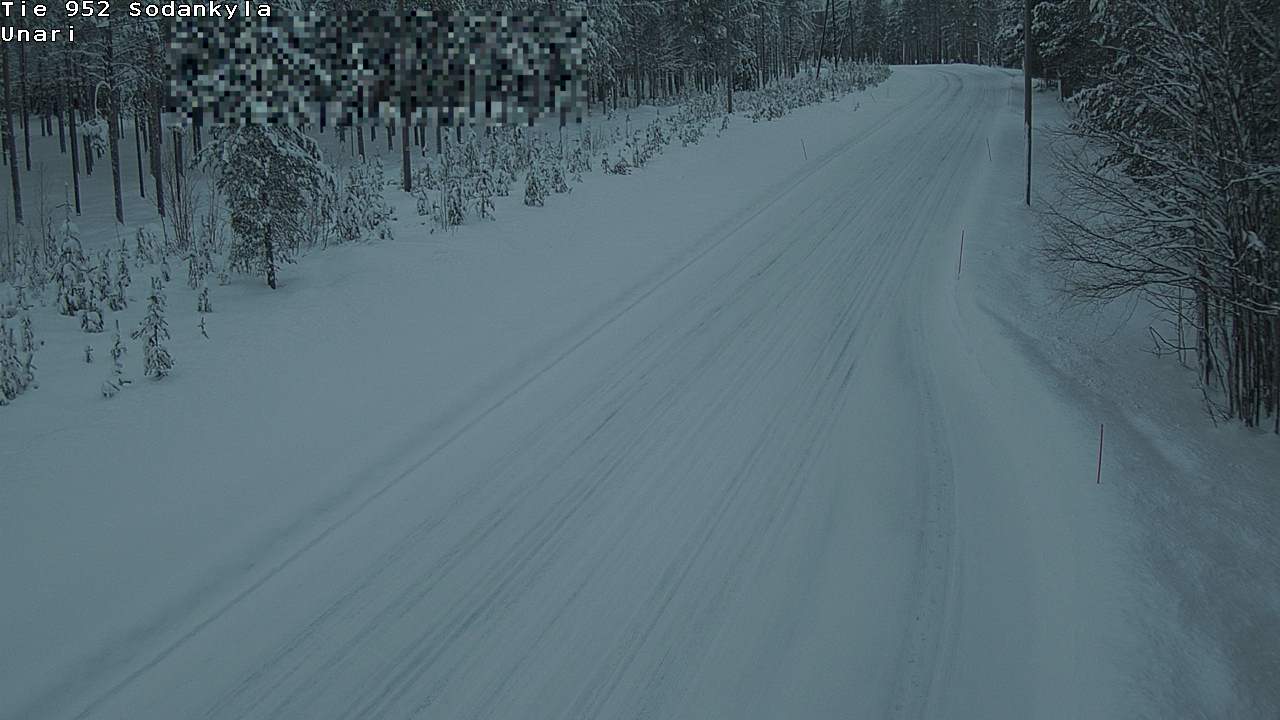 Weather Camera Image Väg 952 Sodankylä, Unari, Sodankylä, Lappi