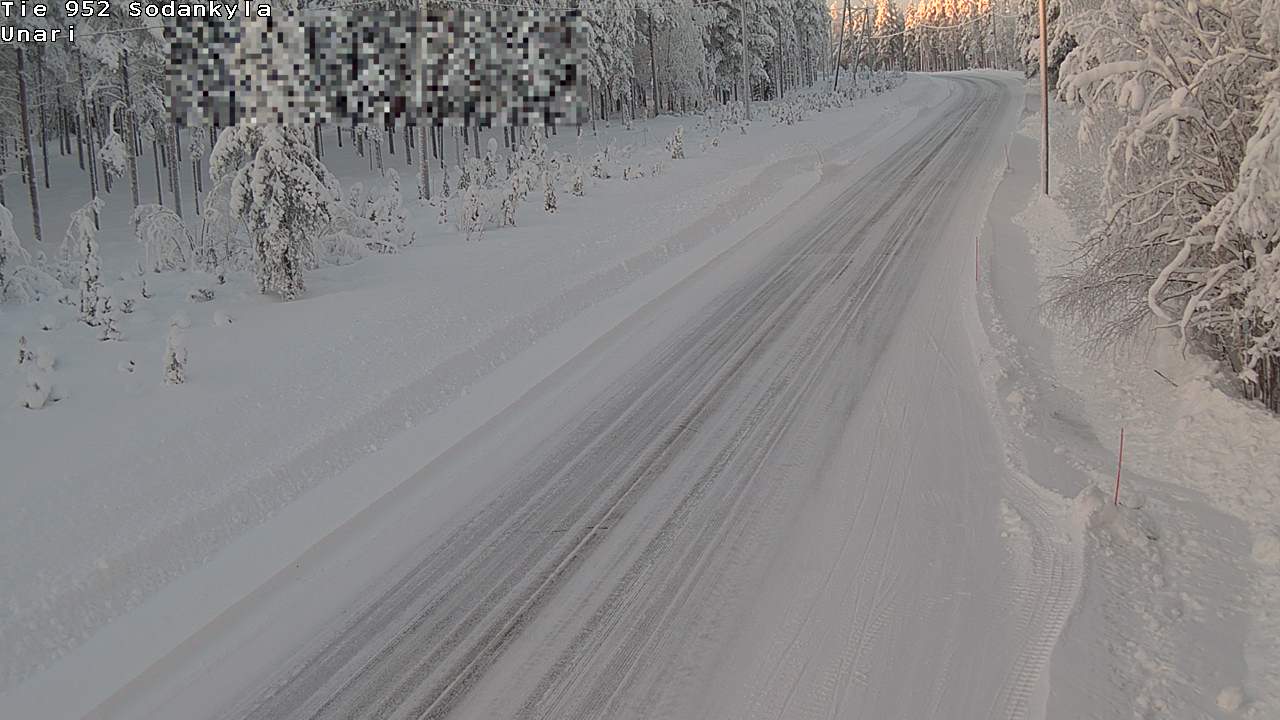 Weather Camera Image Road 952 Sodankylä, Unari, Sodankylä, Lappi