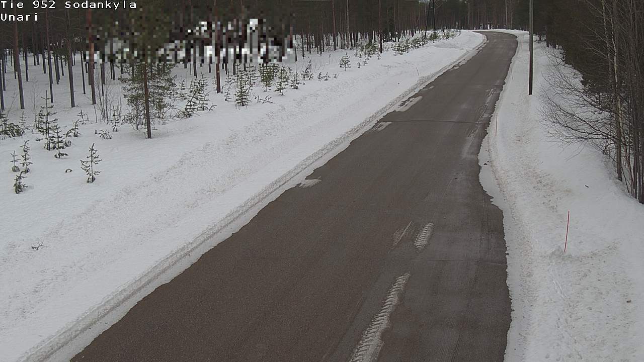 Weather Camera Image Road 952 Sodankylä, Unari, Sodankylä, Lappi