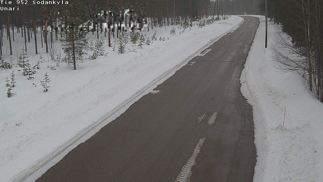 Weather Camera Image Road 952 Sodankylä, Unari, Sodankylä, Lappi