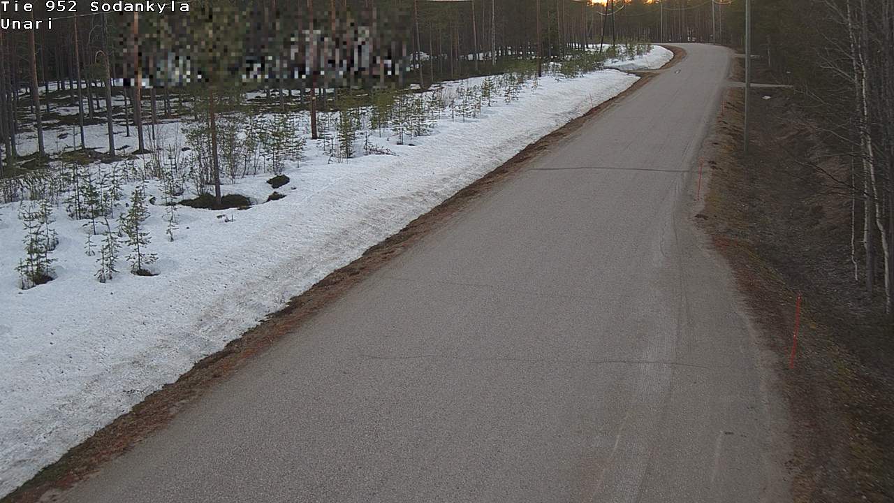 Kelikamerat Kuva Tie 952 SodankyläI Unari, Sodankylä, Lappi