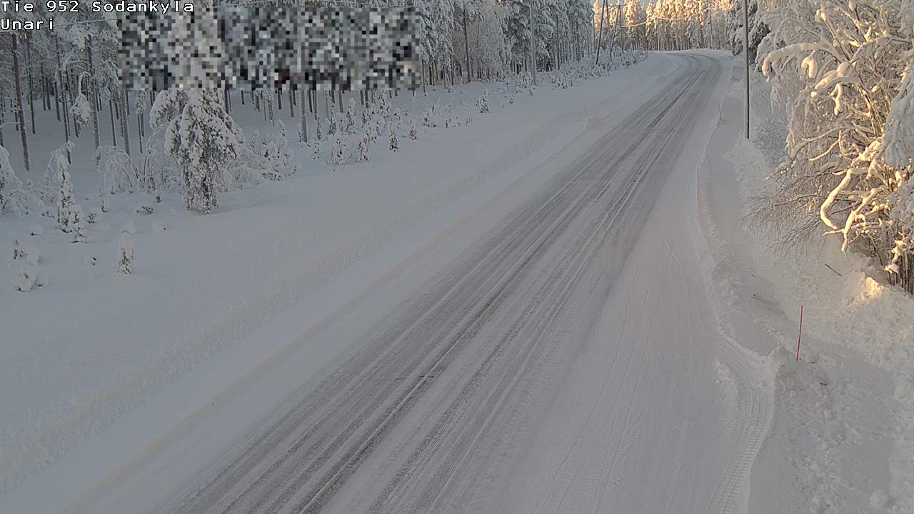 Weather Camera Image Road 952 Sodankylä, Unari, Sodankylä, Lappi