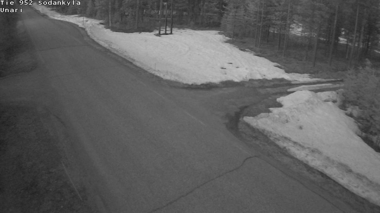 Weather Camera Image Road 952 Sodankylä, Unari, Sodankylä, Lappi