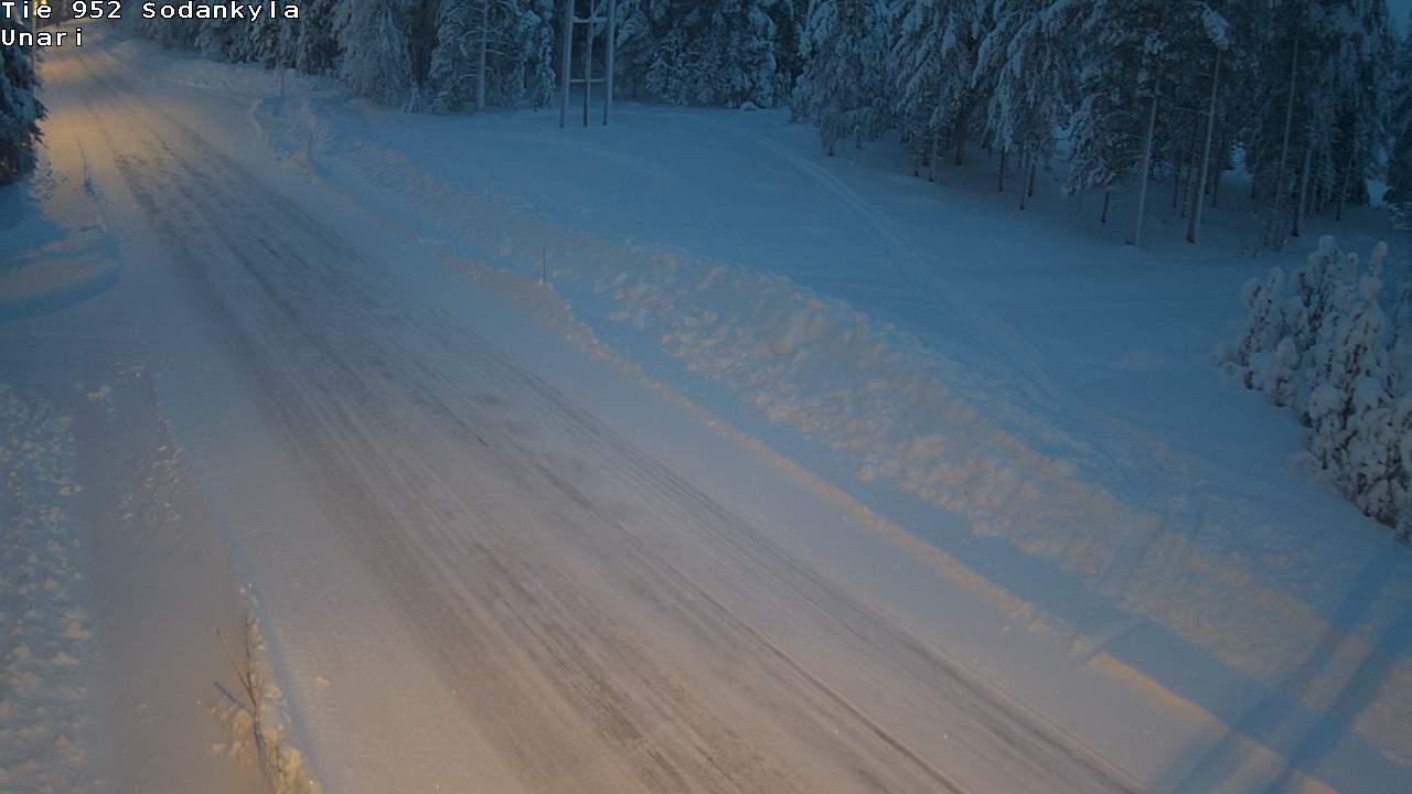 Weather Camera Image Road 952 Sodankylä, Unari, Sodankylä, Lappi