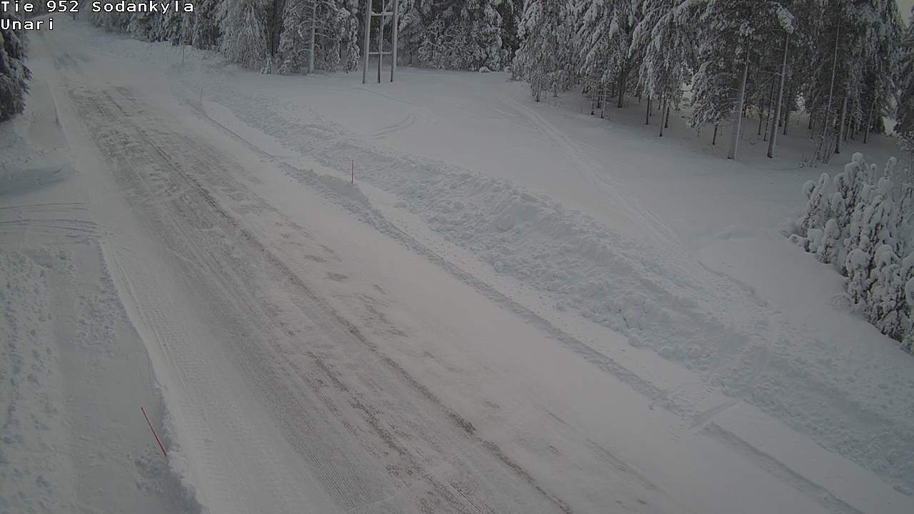Weather Camera Image Road 952 Sodankylä, Unari, Sodankylä, Lappi