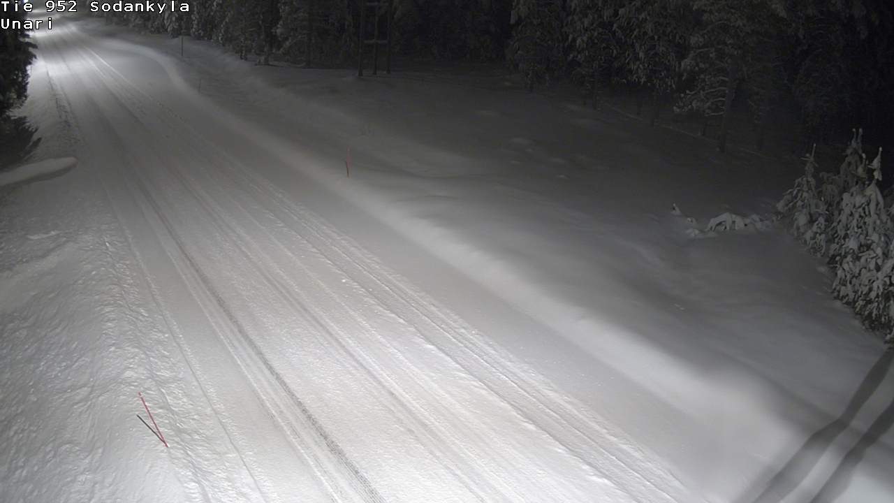 Weather Camera Image Road 952 Sodankylä, Unari, Sodankylä, Lappi