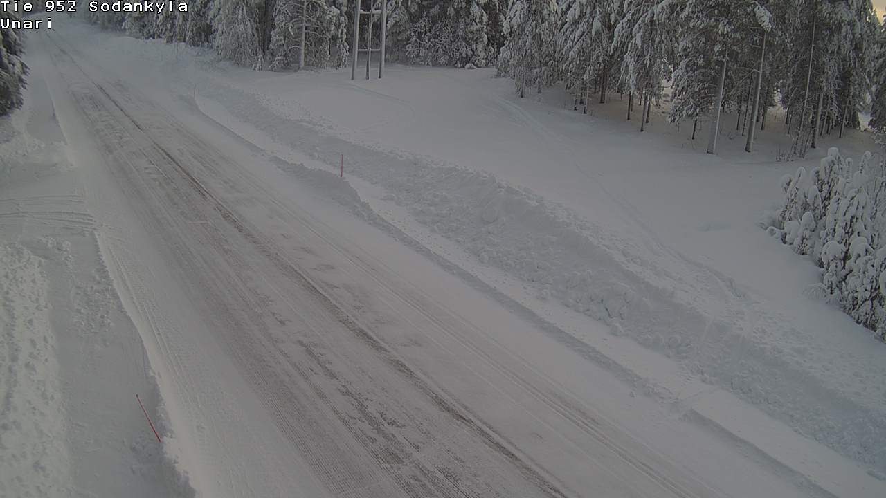Weather Camera Image Road 952 Sodankylä, Unari, Sodankylä, Lappi