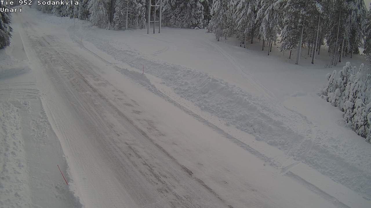 Weather Camera Image Road 952 Sodankylä, Unari, Sodankylä, Lappi