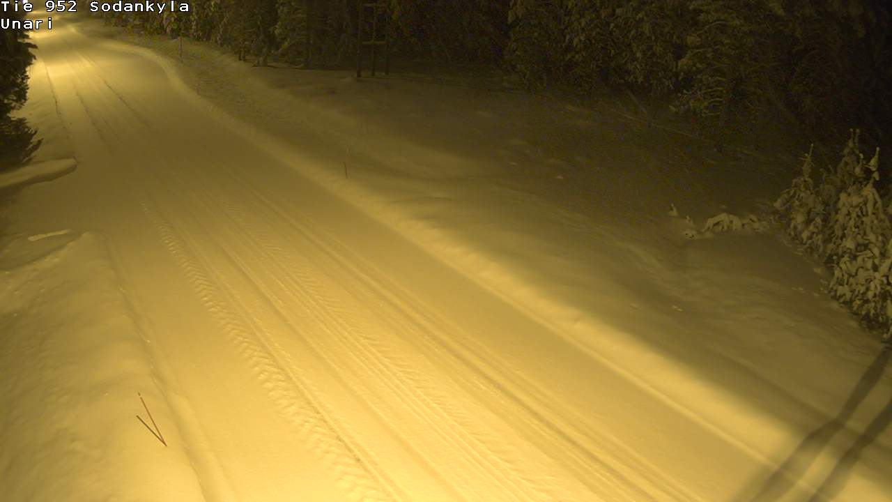 Weather Camera Image Road 952 Sodankylä, Unari, Sodankylä, Lappi