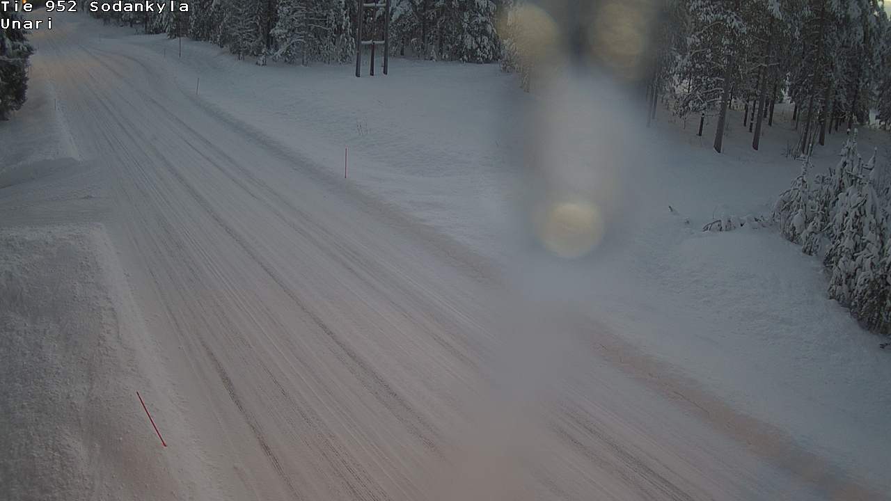 Weather Camera Image Road 952 Sodankylä, Unari, Sodankylä, Lappi