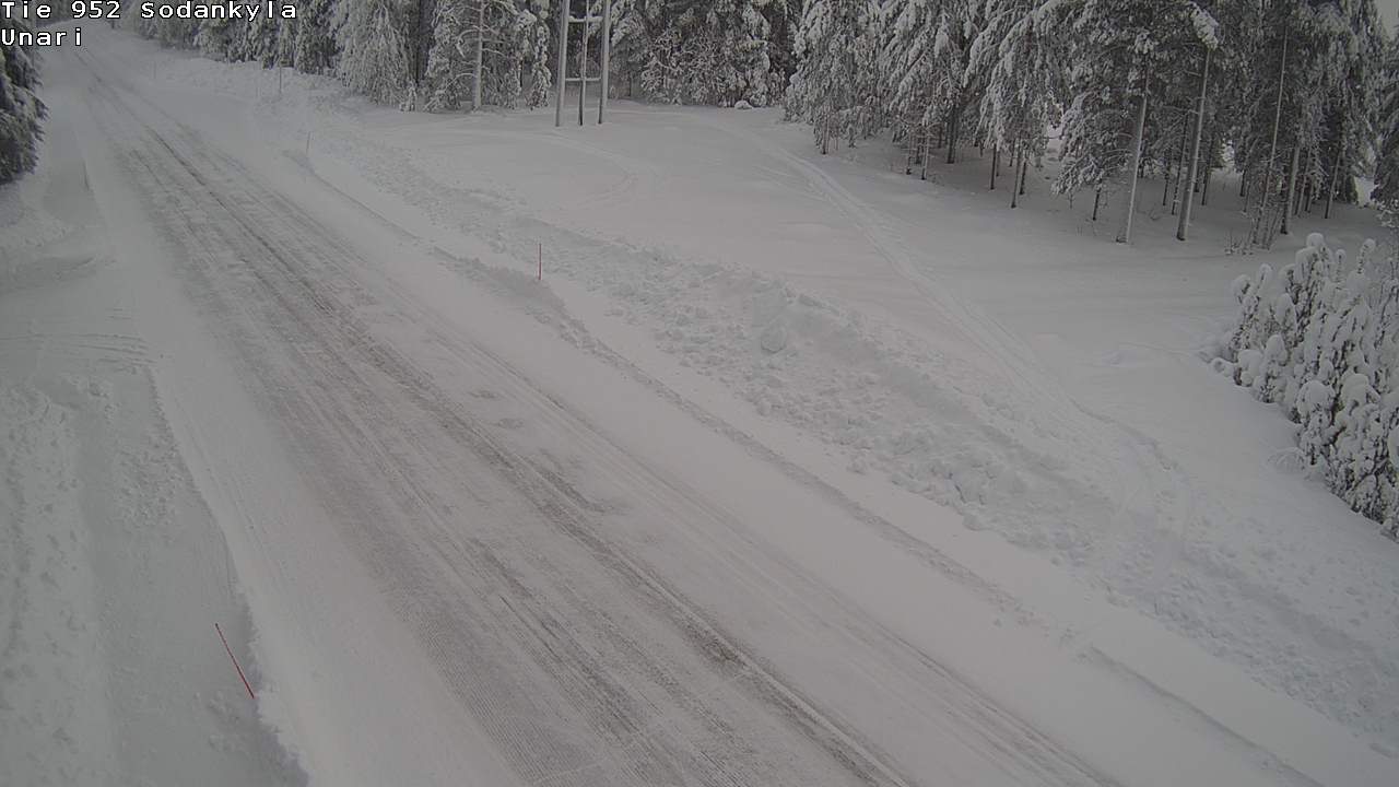 Weather Camera Image Road 952 Sodankylä, Unari, Sodankylä, Lappi