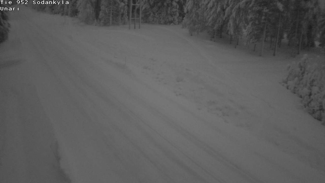 Weather Camera Image Road 952 Sodankylä, Unari, Sodankylä, Lappi