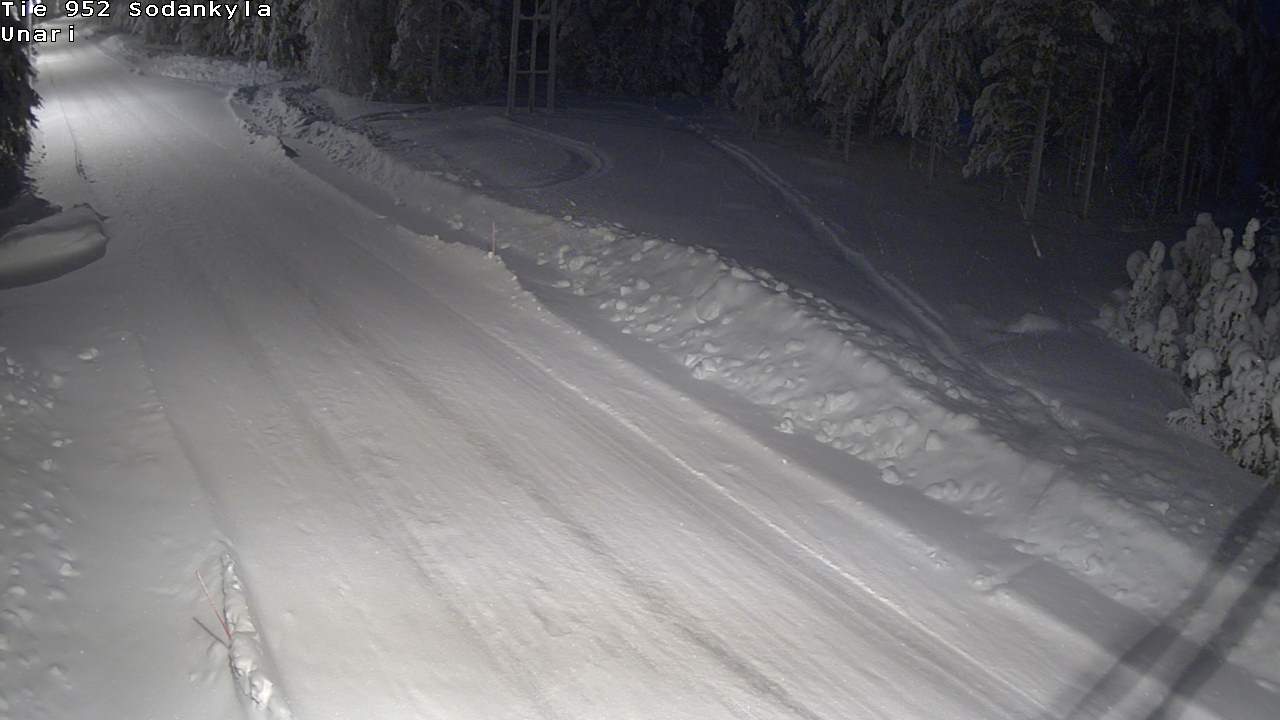 Weather Camera Image Road 952 Sodankylä, Unari, Sodankylä, Lappi