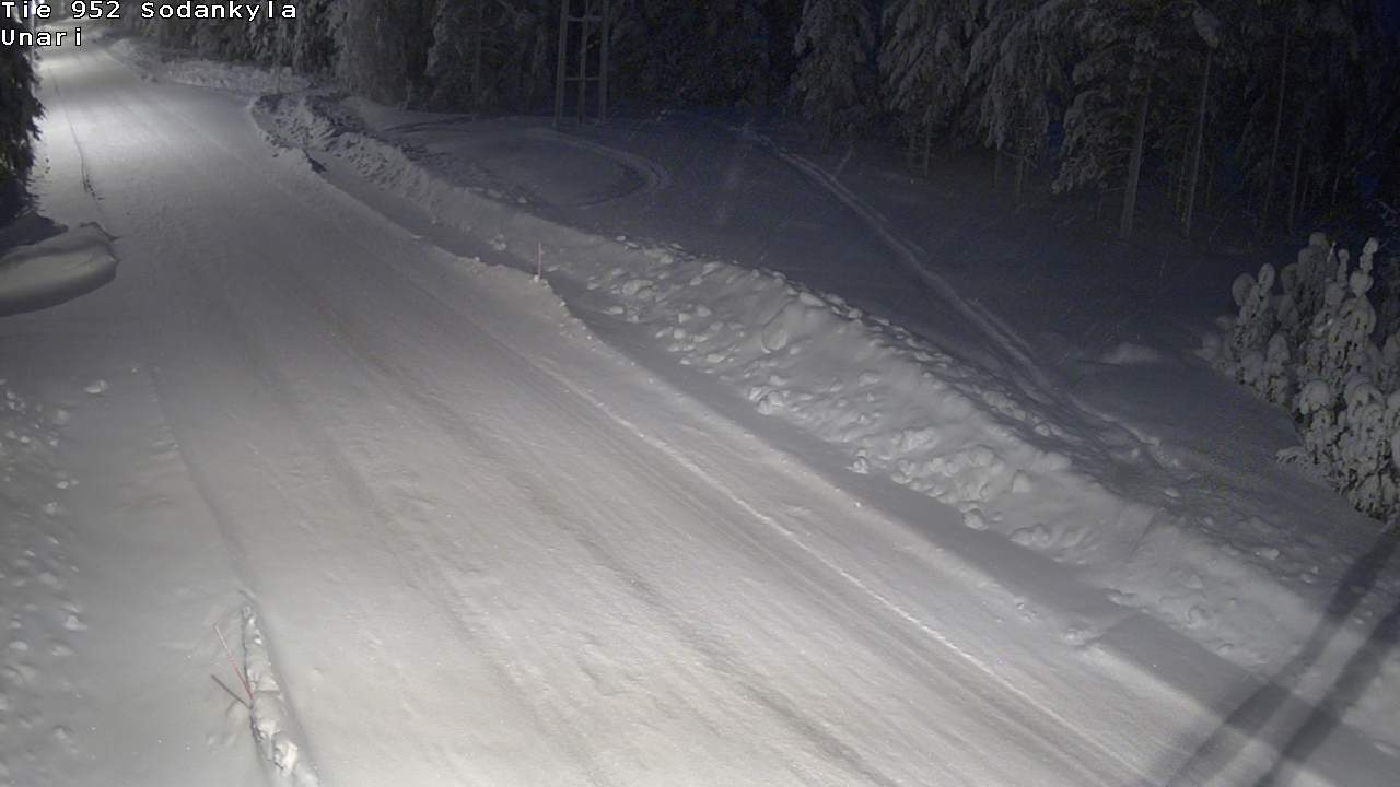 Weather Camera Image Road 952 Sodankylä, Unari, Sodankylä, Lappi