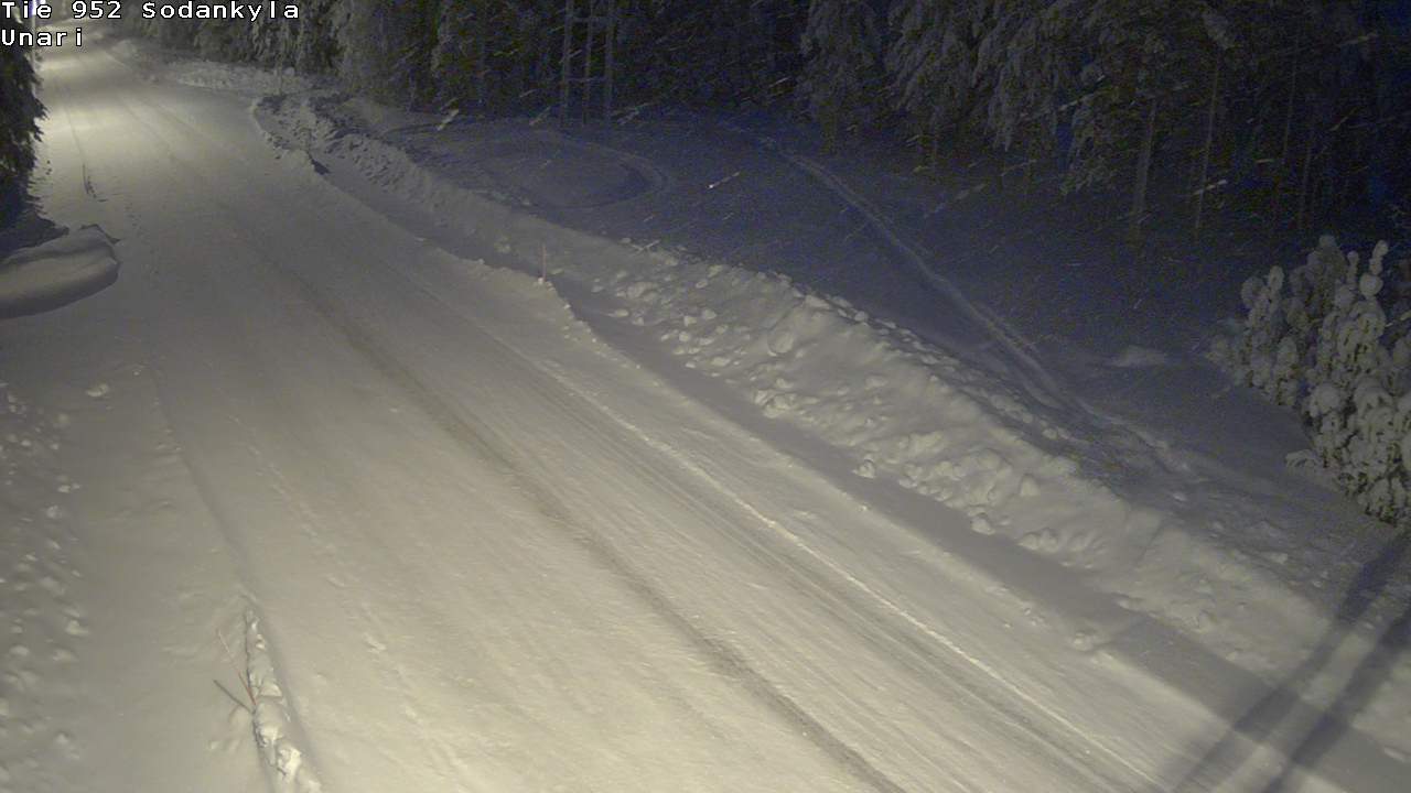 Weather Camera Image Road 952 Sodankylä, Unari, Sodankylä, Lappi