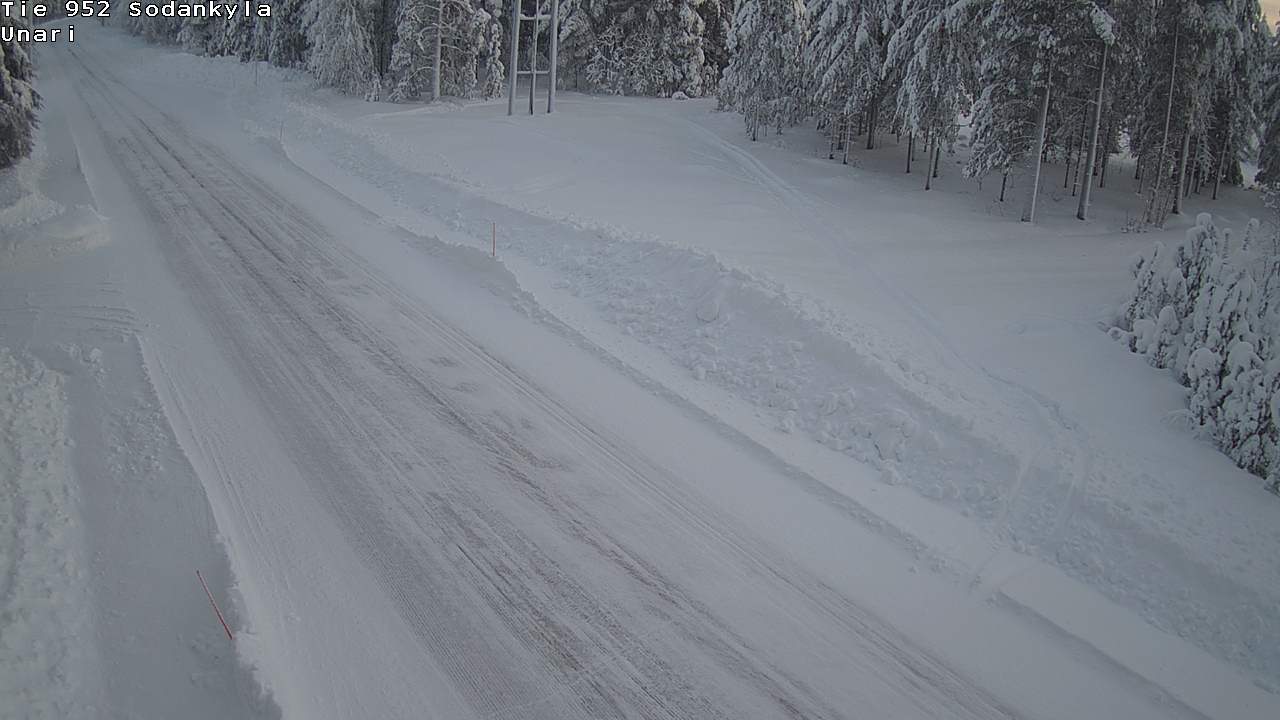 Weather Camera Image Road 952 Sodankylä, Unari, Sodankylä, Lappi
