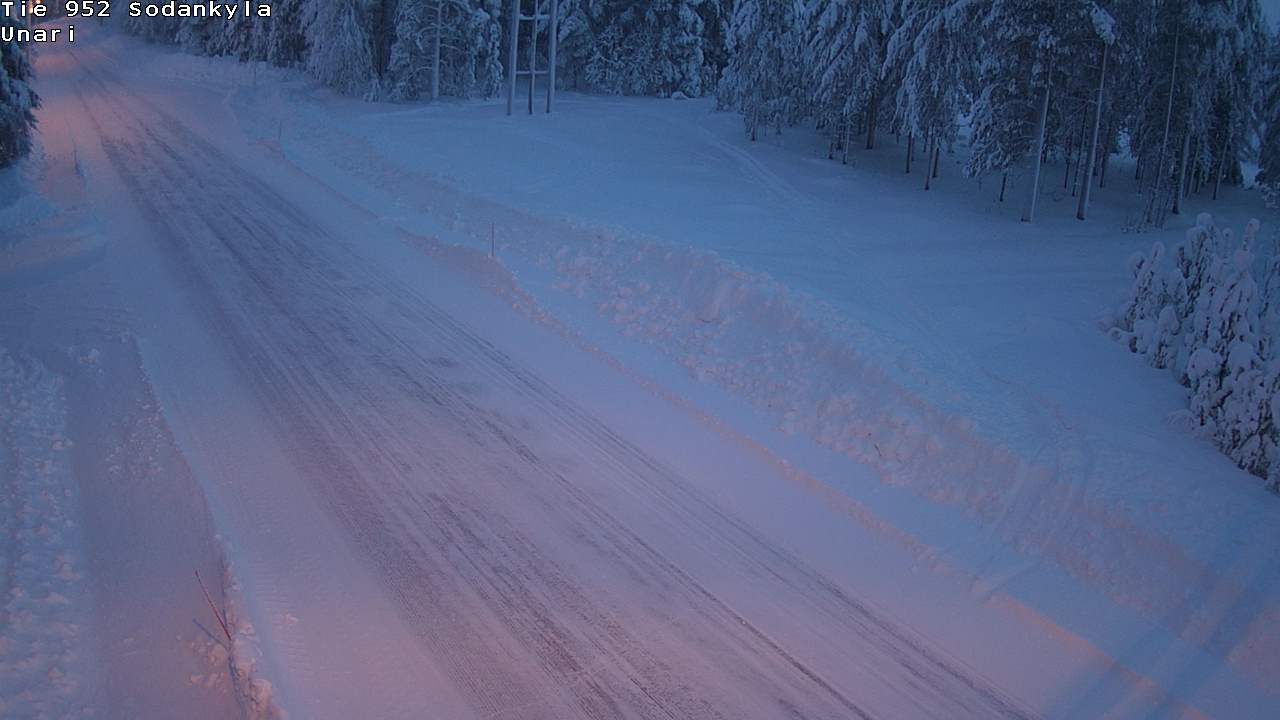 Weather Camera Image Road 952 Sodankylä, Unari, Sodankylä, Lappi