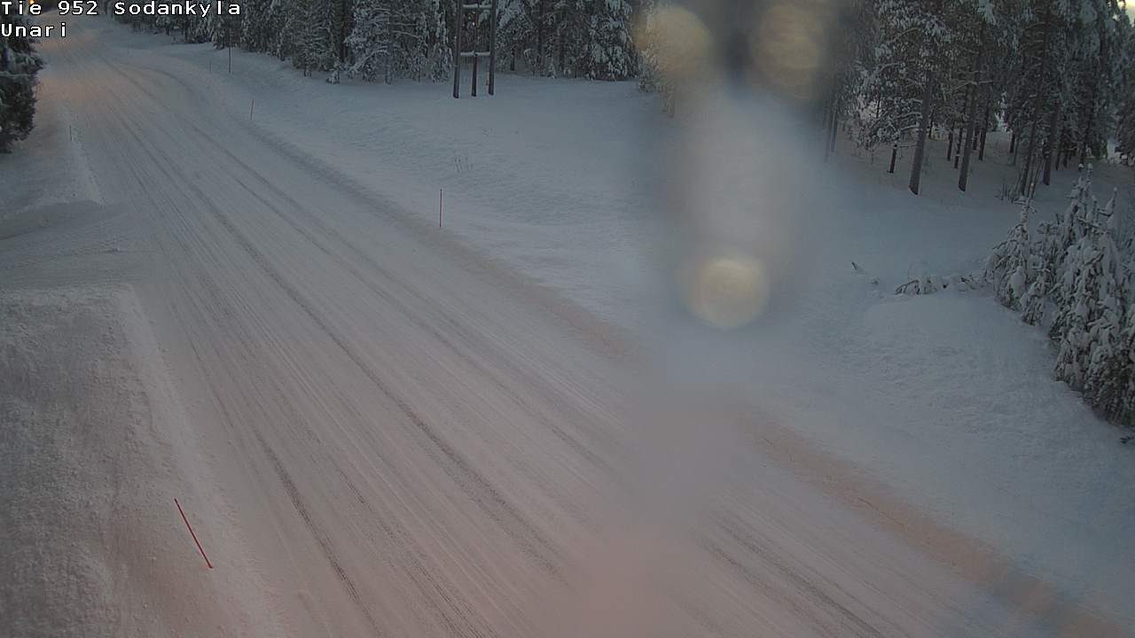 Weather Camera Image Road 952 Sodankylä, Unari, Sodankylä, Lappi