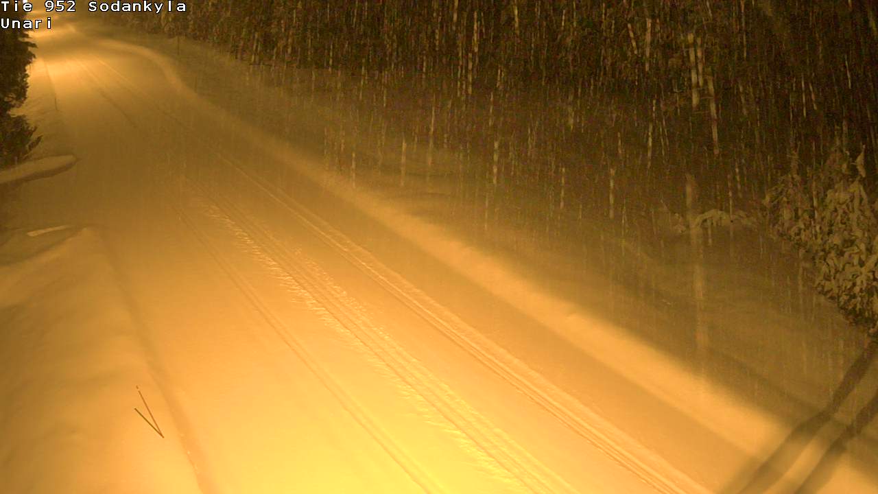 Weather Camera Image Road 952 Sodankylä, Unari, Sodankylä, Lappi