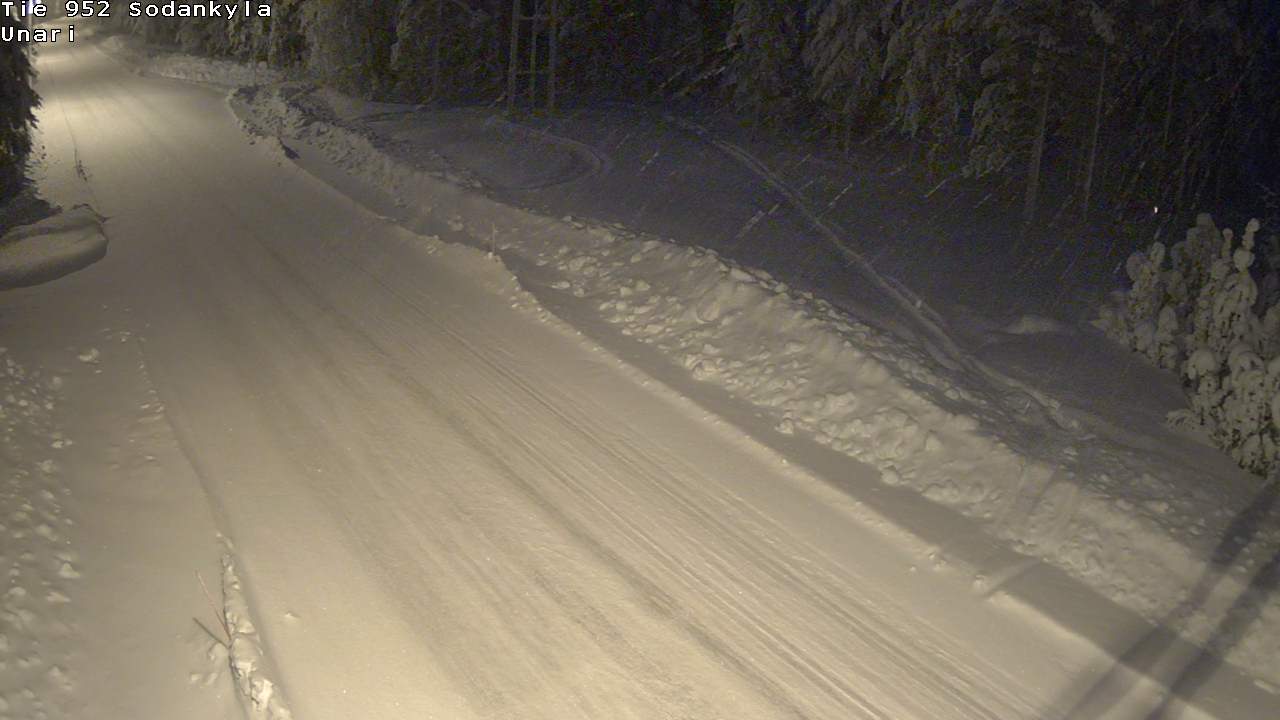 Weather Camera Image Road 952 Sodankylä, Unari, Sodankylä, Lappi