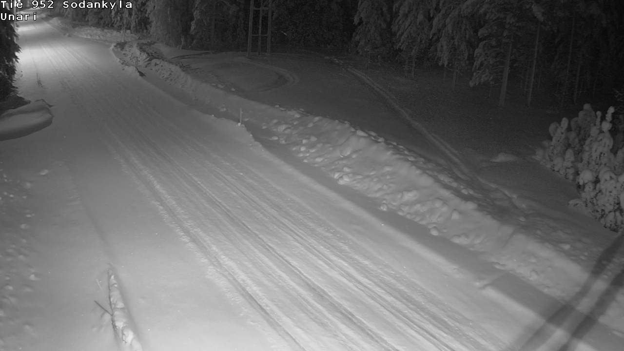 Weather Camera Image Väg 952 Sodankylä, Unari, Sodankylä, Lappi