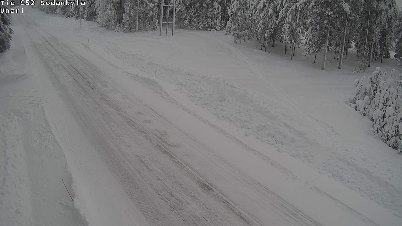 Weather Camera Image Road 952 Sodankylä, Unari, Sodankylä, Lappi