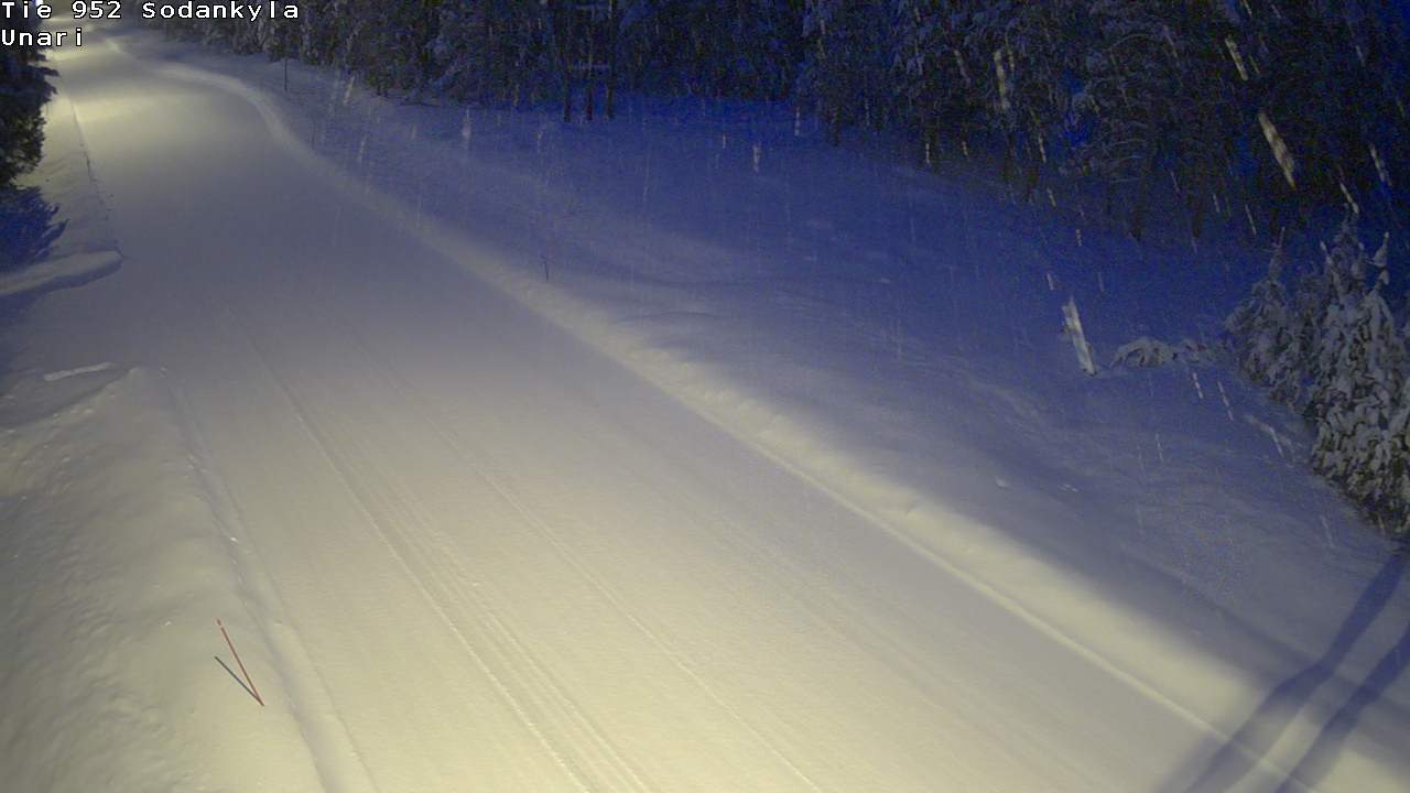 Weather Camera Image Road 952 Sodankylä, Unari, Sodankylä, Lappi