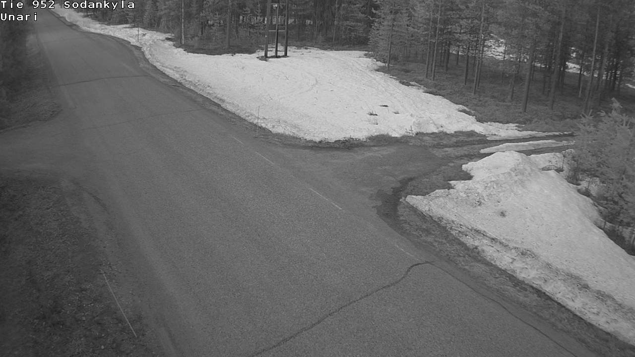 Weather Camera Image Road 952 Sodankylä, Unari, Sodankylä, Lappi