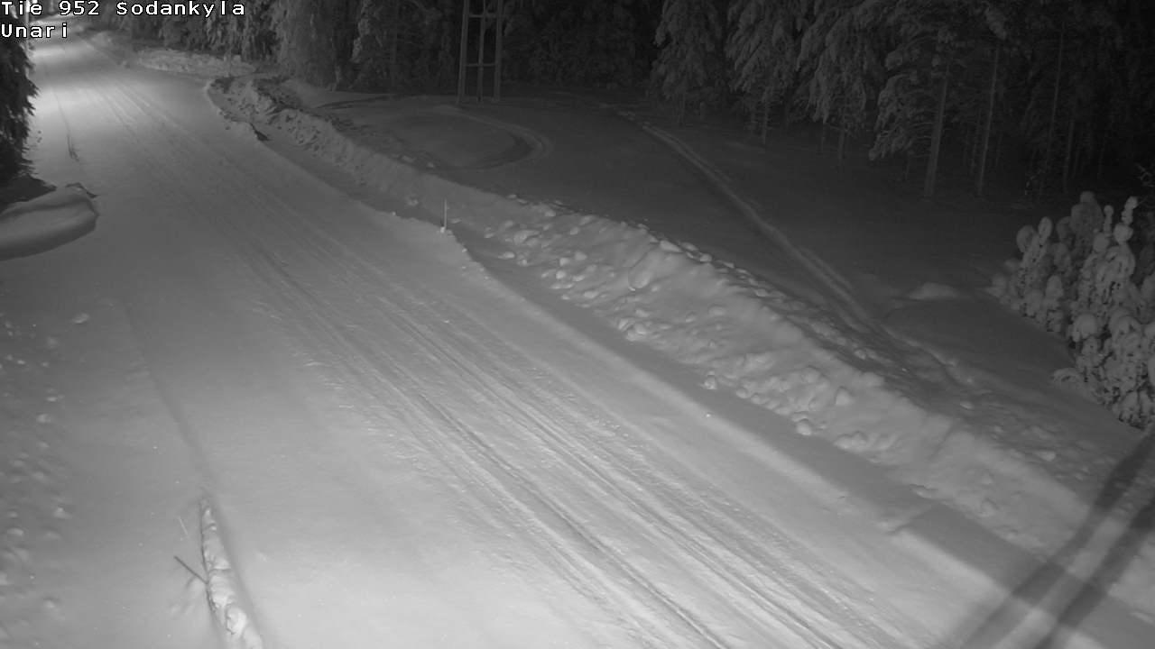 Weather Camera Image Väg 952 Sodankylä, Unari, Sodankylä, Lappi