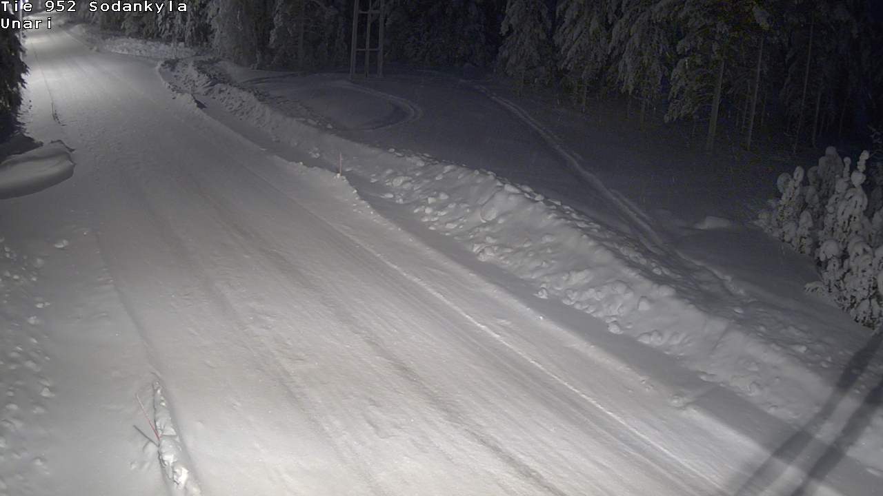 Weather Camera Image Road 952 Sodankylä, Unari, Sodankylä, Lappi