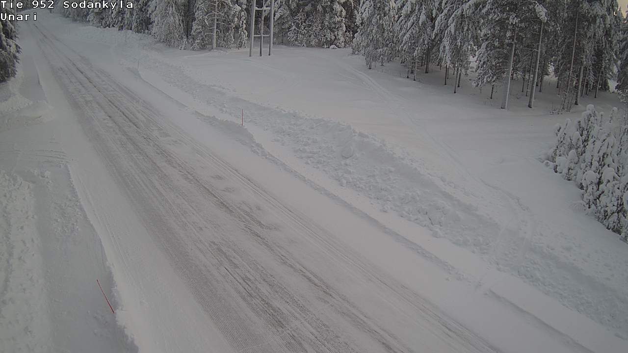 Weather Camera Image Road 952 Sodankylä, Unari, Sodankylä, Lappi