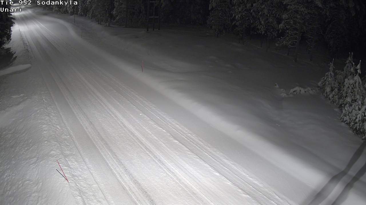 Weather Camera Image Road 952 Sodankylä, Unari, Sodankylä, Lappi