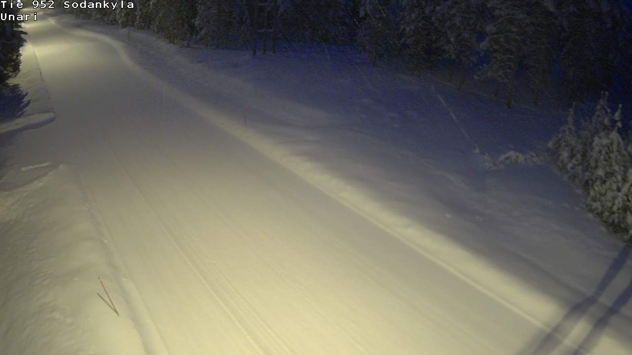 Weather Camera Image Road 952 Sodankylä, Unari, Sodankylä, Lappi