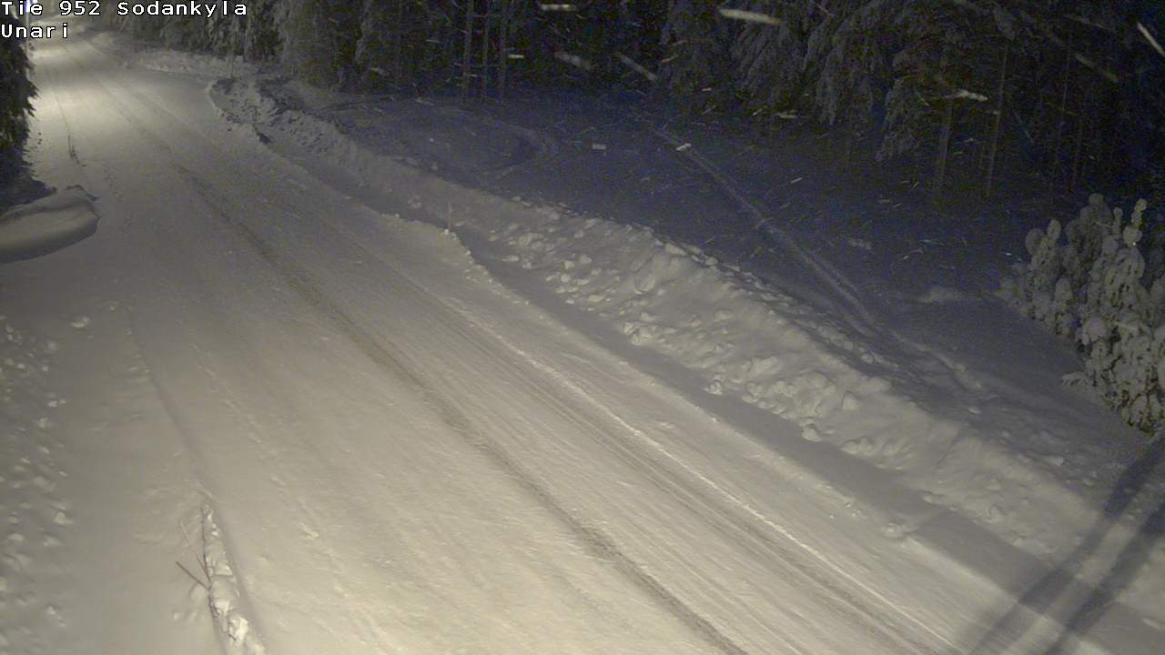 Weather Camera Image Road 952 Sodankylä, Unari, Sodankylä, Lappi