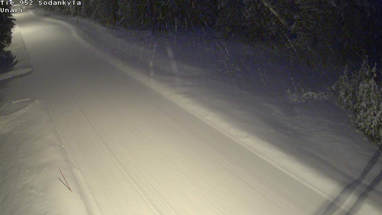 Weather Camera Image Road 952 Sodankylä, Unari, Sodankylä, Lappi