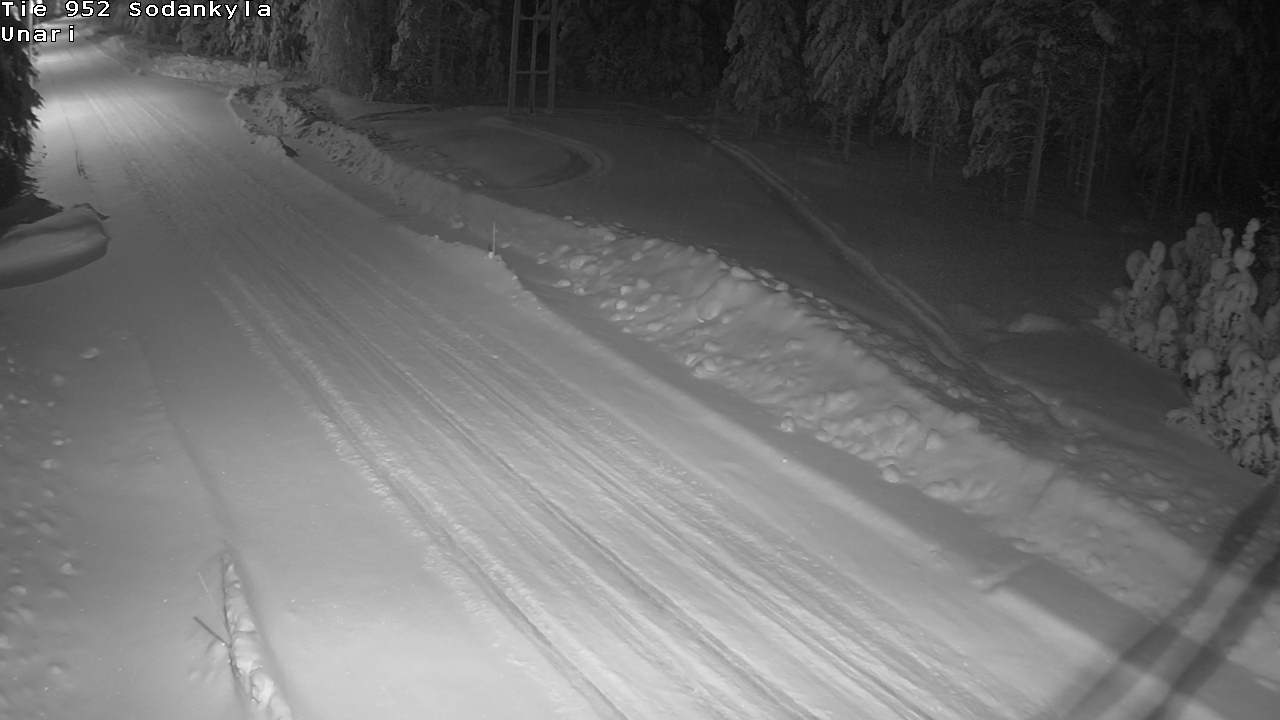Weather Camera Image Väg 952 Sodankylä, Unari, Sodankylä, Lappi