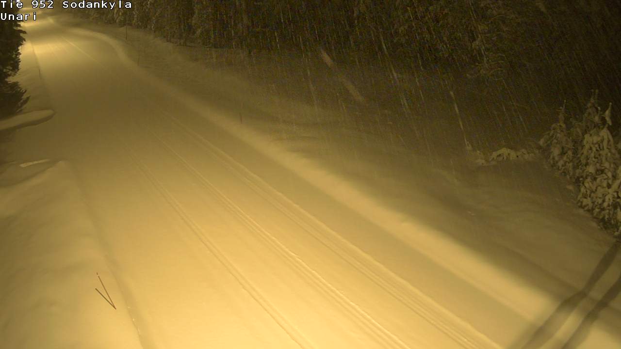 Weather Camera Image Road 952 Sodankylä, Unari, Sodankylä, Lappi