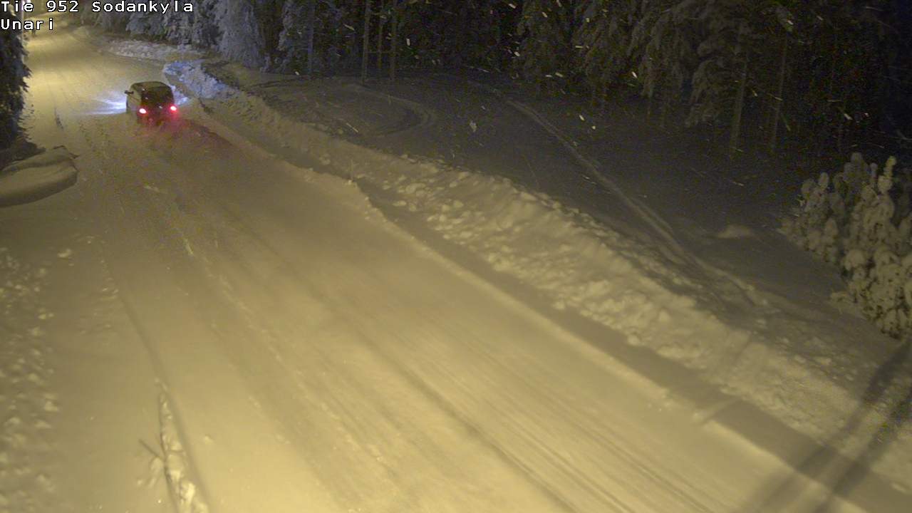 Weather Camera Image Road 952 Sodankylä, Unari, Sodankylä, Lappi