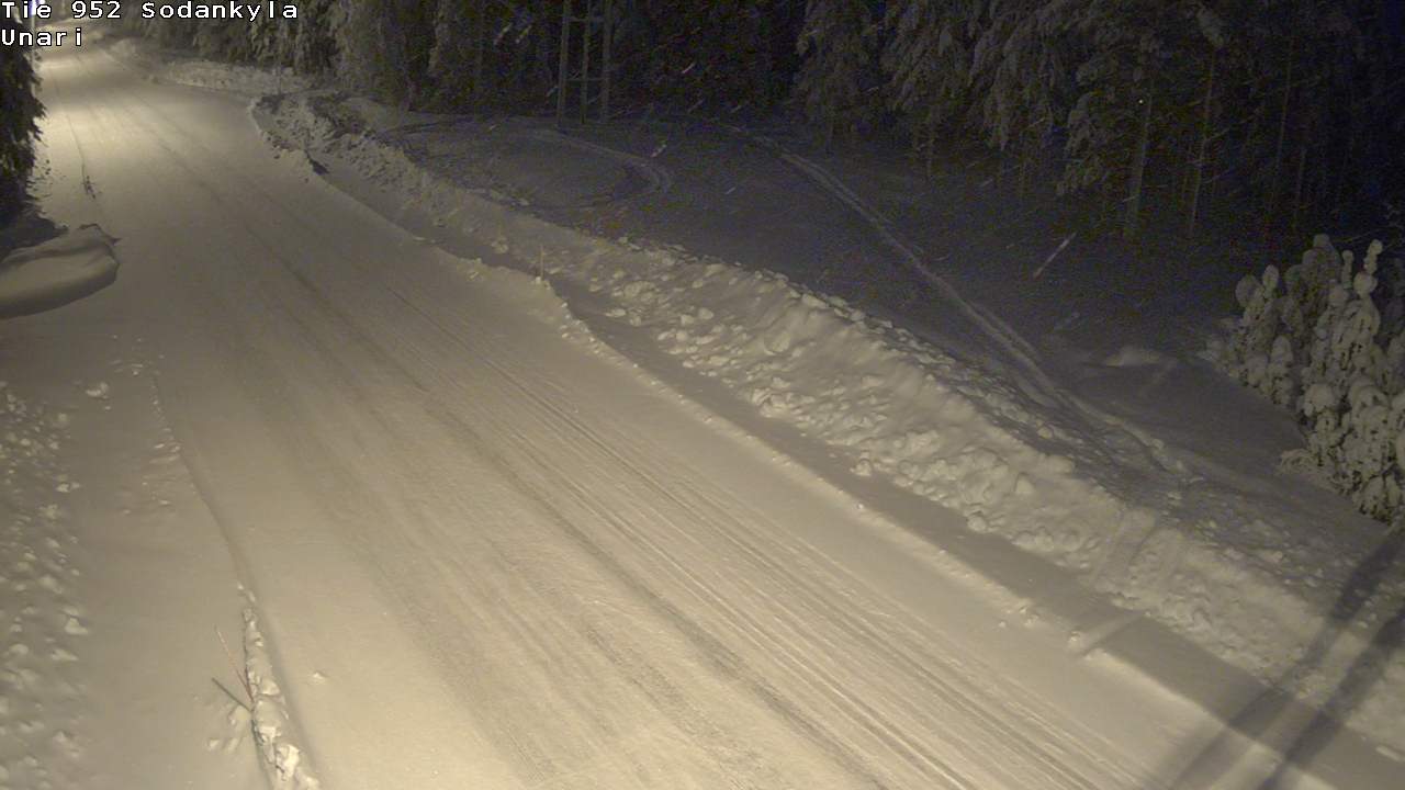 Weather Camera Image Road 952 Sodankylä, Unari, Sodankylä, Lappi