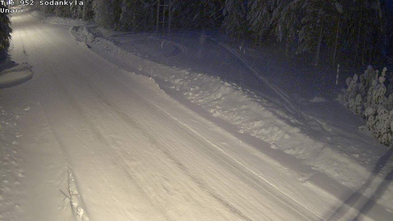 Weather Camera Image Road 952 Sodankylä, Unari, Sodankylä, Lappi