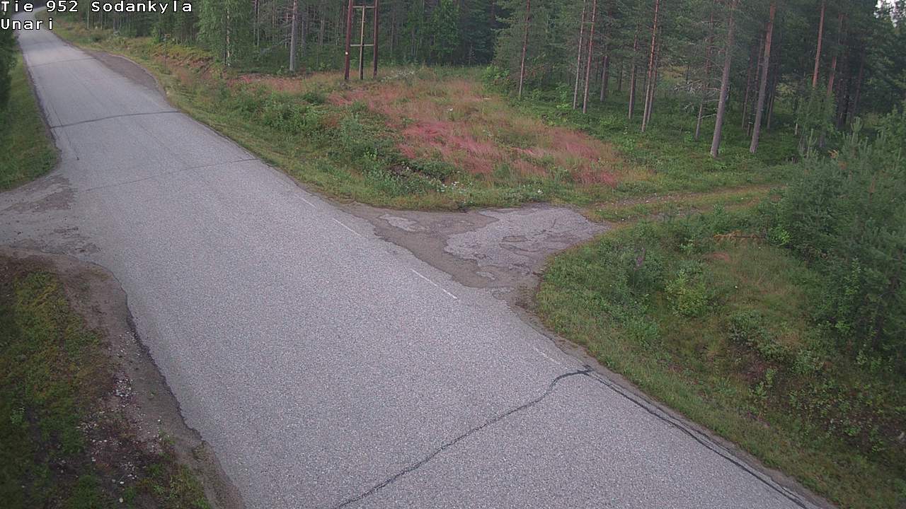 Kelikamerat Kuva Tie 952 SodankyläI Unari, Sodankylä, Lappi