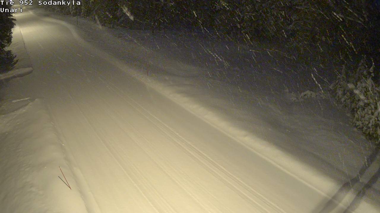 Weather Camera Image Road 952 Sodankylä, Unari, Sodankylä, Lappi