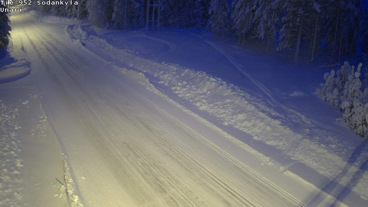 Weather Camera Image Road 952 Sodankylä, Unari, Sodankylä, Lappi
