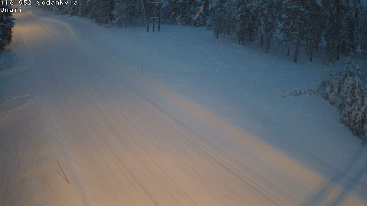Weather Camera Image Road 952 Sodankylä, Unari, Sodankylä, Lappi