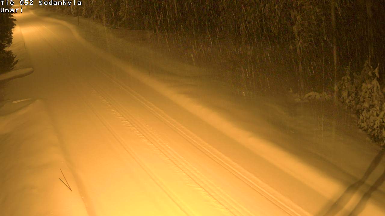 Weather Camera Image Road 952 Sodankylä, Unari, Sodankylä, Lappi