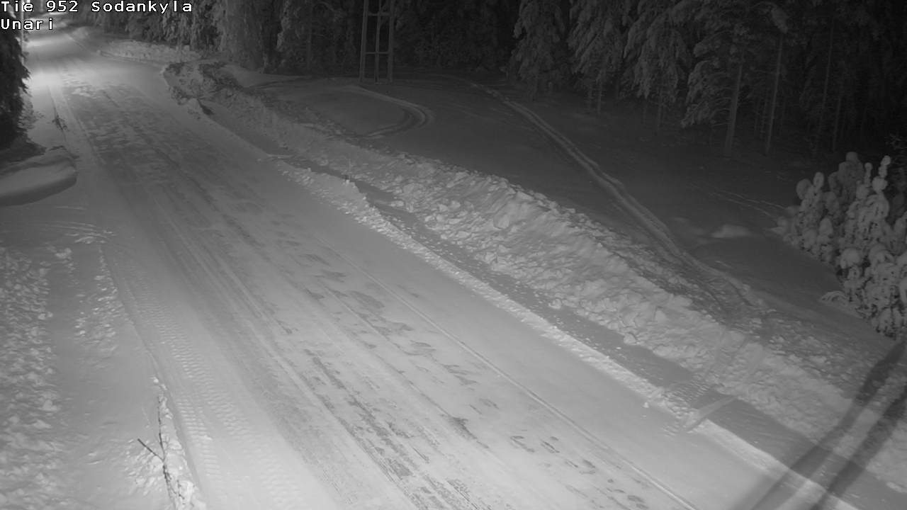 Weather Camera Image Road 952 Sodankylä, Unari, Sodankylä, Lappi